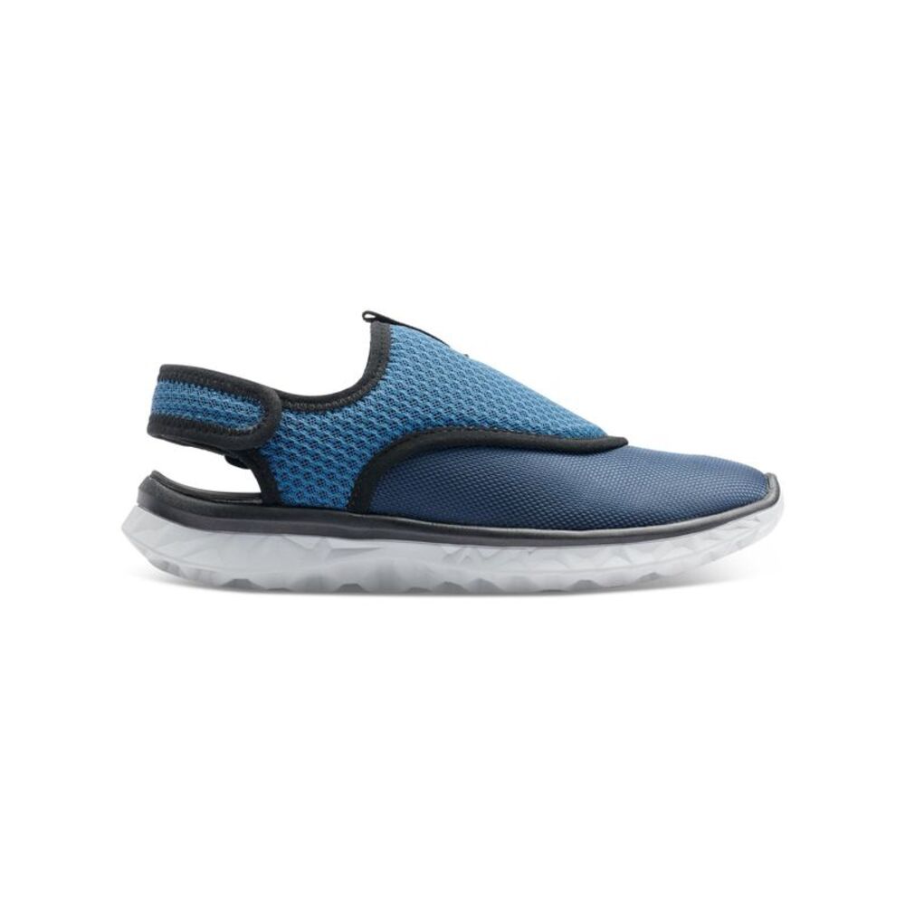 BASS OUTDOOR Womens Blue Removable Insole Hex Round Toe Slip On Sneakers 6